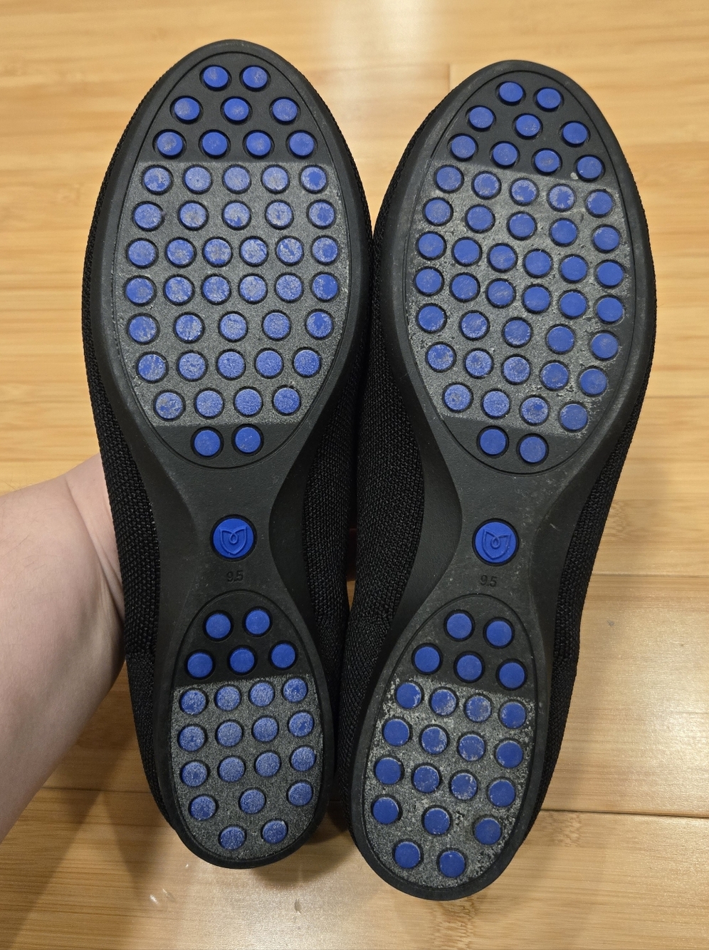 Rothy's The Daily Flat solid black - 9.5 - Picture 2 of 5